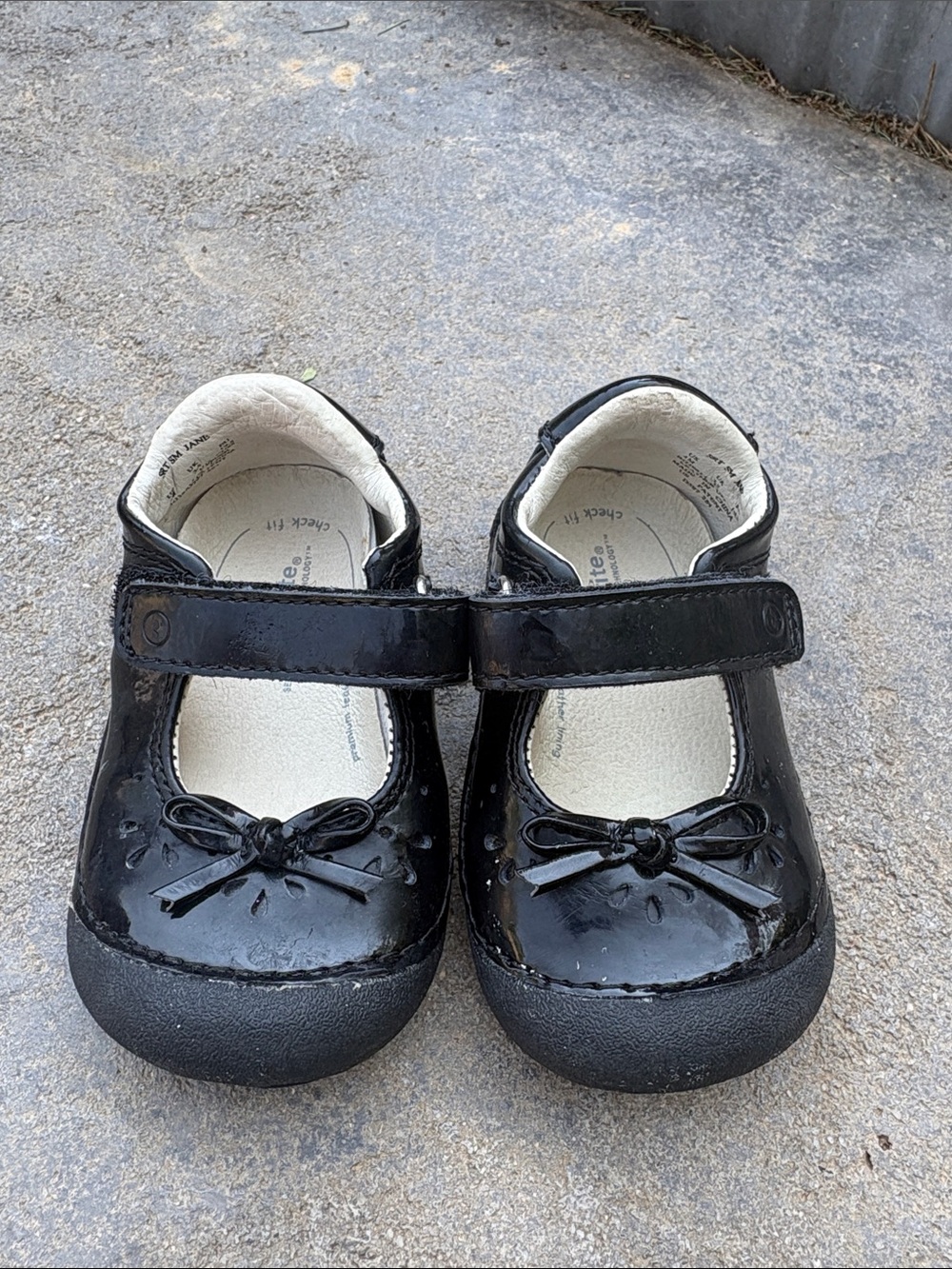 Baby Girls Black Mary Jane Shoes